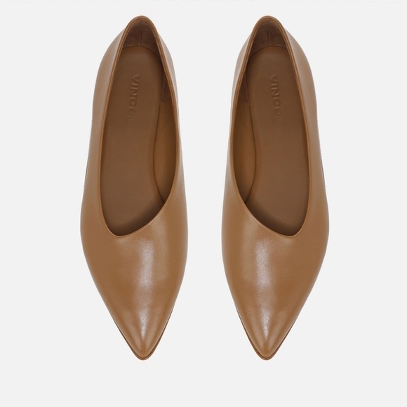 Vince Lex Leather Asymmetrical Flat - Picture 1 of 8